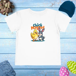 Soft Cotton Bunny Rabbit Chick Magnet Toddler Tee - Dipaliz - T-shirts
