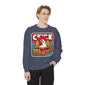 Cozy Chick Magnet Unisex Garment-dyed Sweatshirt - Dipaliz - Sweatshirts - s