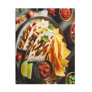 Vibrant Chicken Quesadilla Jigsaw Puzzle - Eco-friendly Gifts - Dipaliz - Puzzles