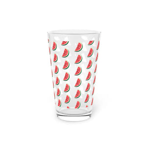 Watermelon Wedge Pint Glass - Summer Vibes Drinkware - Dipaliz - 16oz - Beer Glasses