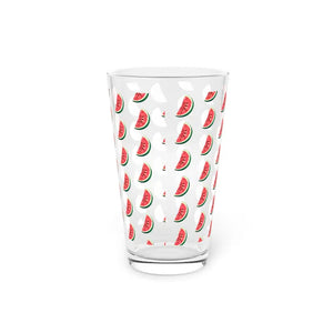 Watermelon Wedge Pint Glass - Summer Vibes Drinkware - Dipaliz - 16oz - Beer Glasses