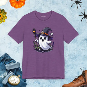 Unisex Ghost Tee - Irresistibly Soft Ribbed Knit - Dipaliz - Heather Team Purple / s - T-shirts