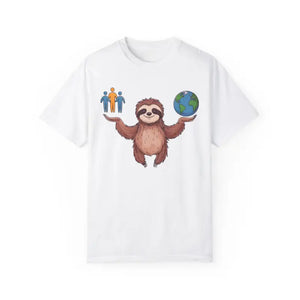 Sloth World Environment Comfort Colors Tee - Dipaliz - T-shirts