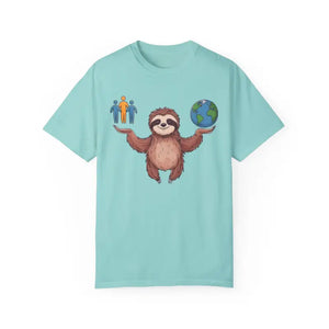 Sloth World Environment Comfort Colors Tee - Dipaliz - T-shirts