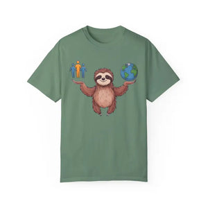 Sloth World Environment Comfort Colors Tee - Dipaliz - T-shirts