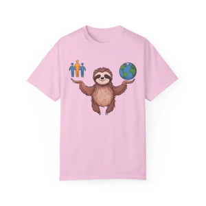 Sloth World Environment Comfort Colors Tee - Dipaliz - T-shirts