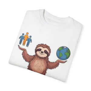 Sloth World Environment Comfort Colors Tee - Dipaliz - T-shirts
