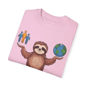 Sloth World Environment Comfort Colors Tee - Dipaliz - T-shirts
