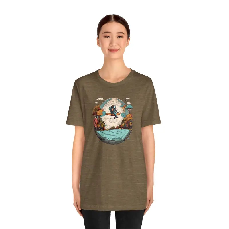 Chill in Earth’s Style with Dipaliz Unisex Jersey Short Sleeve Tee - T-shirt