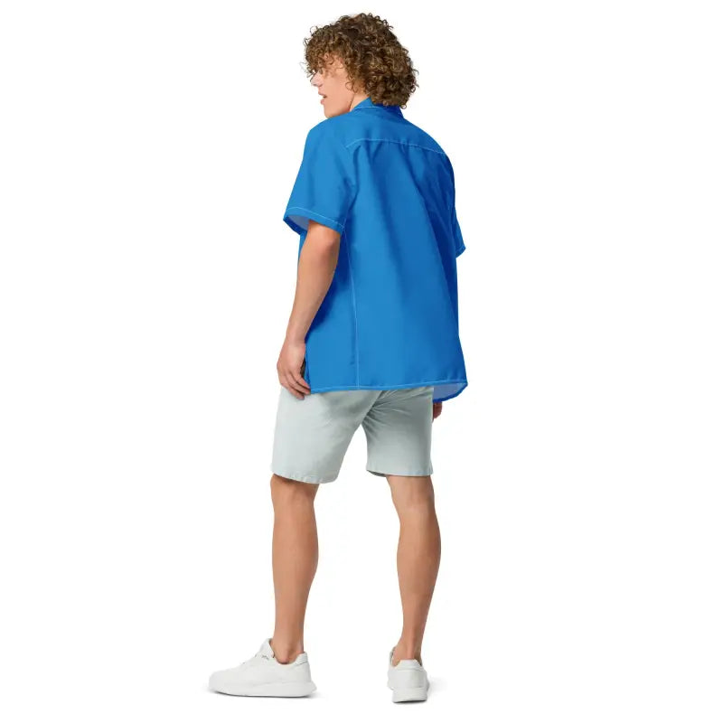 Stay Cool in Style: Summer Moisture-wicking Monkey Pocket Shirt - Button