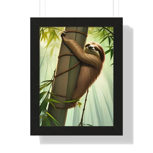 Framed Vertical Poster - Tree Branch Relaxation Art - Dipaliz - 12″ x 16″ / Black - Posters Prints & Visual Artwork