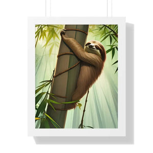 Framed Vertical Poster - Tree Branch Relaxation Art - Dipaliz - 16″ x 20″ / White - Posters Prints & Visual Artwork