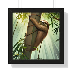 Framed Vertical Poster - Tree Branch Relaxation Art - Dipaliz - 16″ x / Black - Posters Prints & Visual Artwork