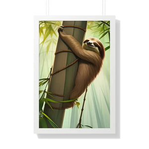 Framed Vertical Poster - Tree Branch Relaxation Art - Dipaliz - 20’’ x 30’’ / White - Posters Prints & Visual Artwork