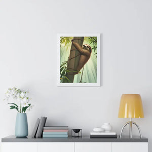 Framed Vertical Poster - Tree Branch Relaxation Art - Dipaliz - Posters Prints & Visual Artwork