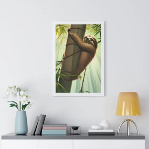 Framed Vertical Poster - Tree Branch Relaxation Art - Dipaliz - Posters Prints & Visual Artwork