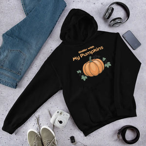 Ultracozy Chillin Pumpkins Unisex Hoodie - Fall Fleece - Dipaliz - Hoodies - s