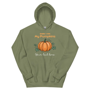 Cozy Pumpkins Hoodie - Unisex Eco-friendly Fall Design - Dipaliz - Hoodies - s