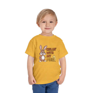 Peep-tastic Easter Toddler Tee - Soft Vibrant Style - Dipaliz - T-shirts