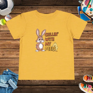 Peep-tastic Easter Toddler Tee - Soft Vibrant Style - Dipaliz - Heather Yellow Gold / 2t - T-shirts