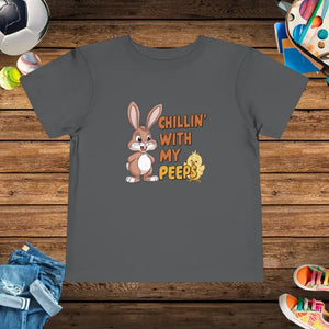 Peep-tastic Easter Toddler Tee - Soft Vibrant Style - Dipaliz - Asphalt / 2t - T-shirts