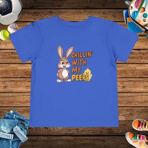 Peep-tastic Easter Toddler Tee - Soft Vibrant Style - Dipaliz - True Royal / 2t - T-shirts