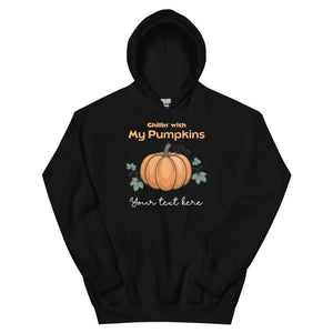 Pumpkins Hoodie Unisex Cozy Autumn Warmth Fashion - Dipaliz - Black / s - Hoodies