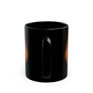 Quirky Chimpanzee Tongue Black Ceramic Mug - Dipaliz - Mugs