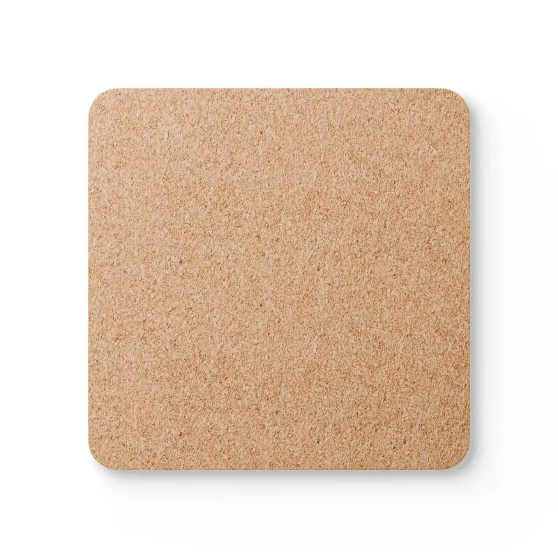 Chirp & Bloom Corkwood Coaster Set ?? Sip Laugh Impress at Home - Cork / 3.75’’ × / Square Decor