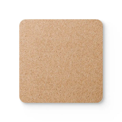 Chirp & Bloom Corkwood Coaster Set ?? Sip Laugh Impress at Home - Cork / 3.75’’ × / Square Decor