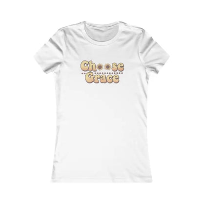 Rock your Style with Choose Grace Women’s Favorite Tee - s / White T-shirt