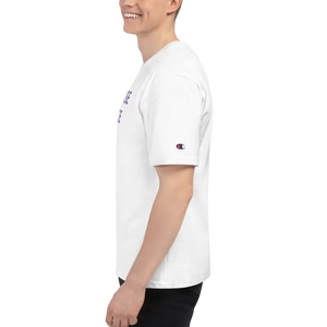 Choose Peace Champion T-shirt Bold Design Left Sleeve - Dipaliz - T-shirts