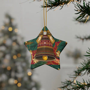 Christmas Bell Ornaments – Durable Ceramic Style - Dipaliz - Holiday
