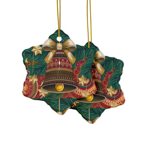 Christmas Bell Ornaments – Durable Ceramic Style - Dipaliz - Holiday