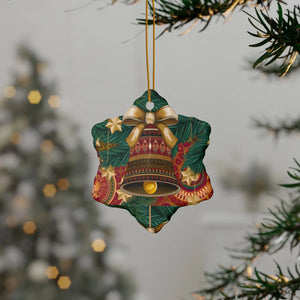 Christmas Bell Ornaments – Durable Ceramic Style - Dipaliz - Holiday