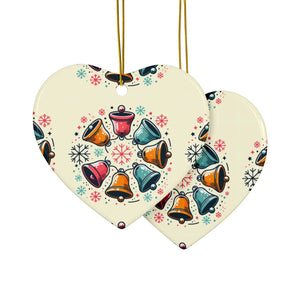 Festive Christmas Bells – Ceramic Stylish Shapes - Dipaliz - Holiday Ornaments