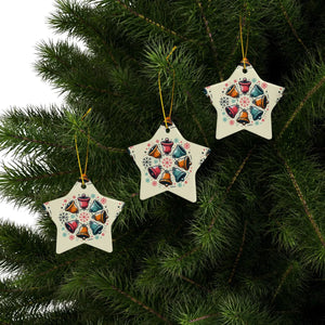 Festive Christmas Bells – Ceramic Stylish Shapes - Dipaliz - Holiday Ornaments