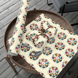 Festive Gift Wrap - Unwrap Joy Holiday Paper - Dipaliz - Wrapping