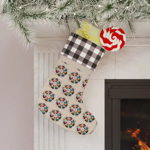 Christmas Stocking – Burlap Bells - Dipaliz - Holiday Stockings