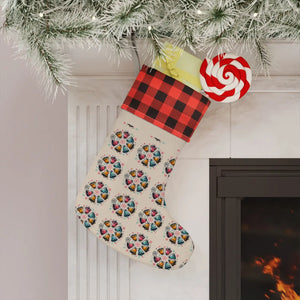 Christmas Stocking – Burlap Bells - Dipaliz - Holiday Stockings