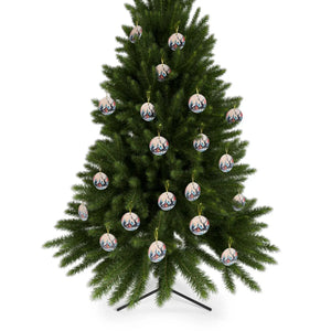 Reindeer Glass Ornaments – Beveled Edges - Dipaliz - Holiday