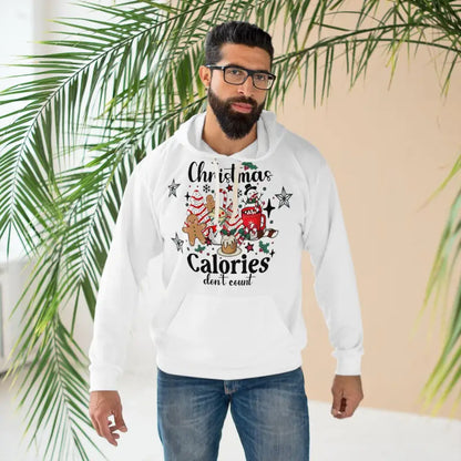 Festive Christmas Calories Unisex Pullover Hoodie - All Over Prints