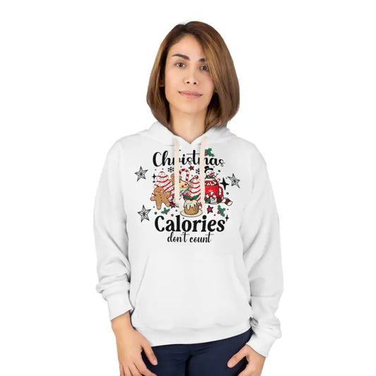 Festive Christmas Calories Unisex Pullover Hoodie - Xs All Over Prints