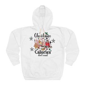 Festive Christmas Calories Unisex Pullover Hoodie - Dipaliz - Hoodies - Xs