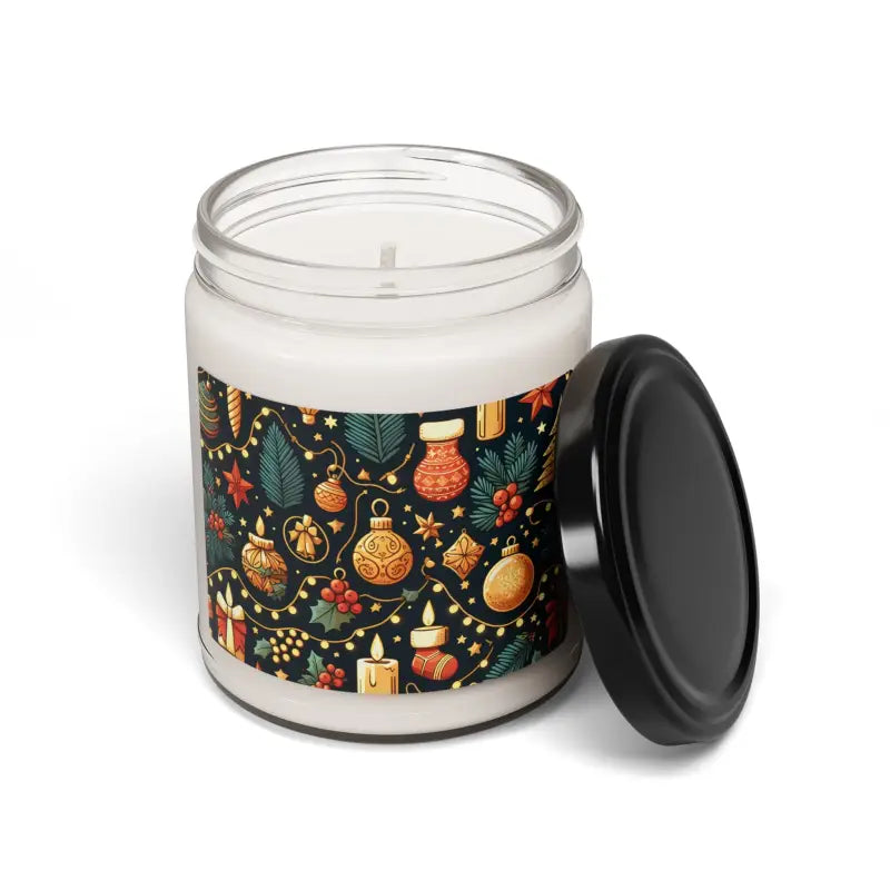 Bring Festive Cheer with Scented Soy Candle Magic - Home Decor