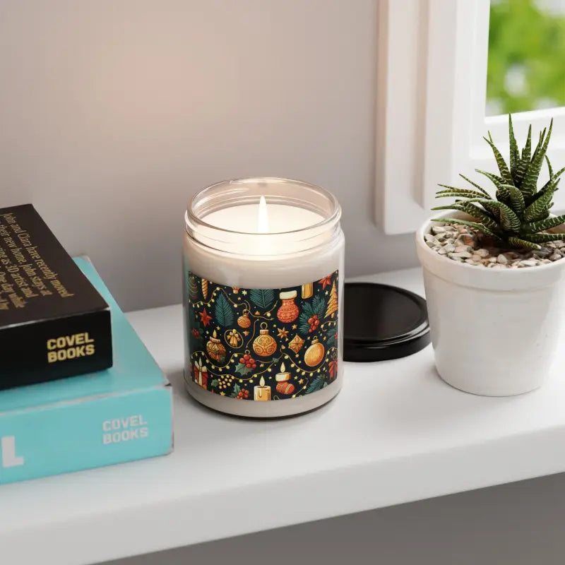 Bring Festive Cheer with Scented Soy Candle Magic - Home Decor