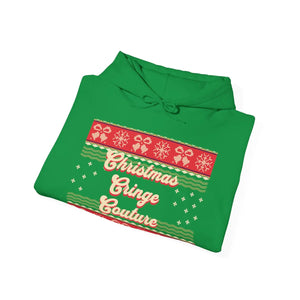 Cozy Ugly Sweater Hoodie - Christmas Cringe Couture - Dipaliz - Sweatshirts
