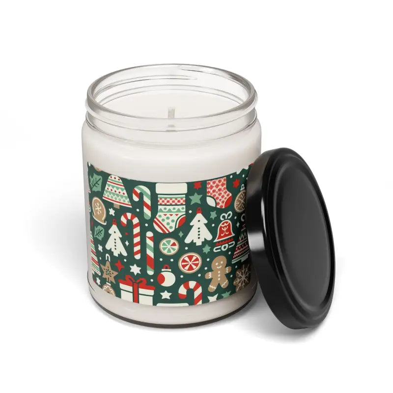 Festive Aroma: 9oz Scented Soy Candle for Christmas Decor - Home