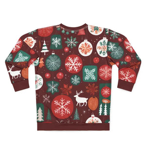 Christmas Decorations Unisex Sweatshirt Cut Festive - Dipaliz - Sweatshirts