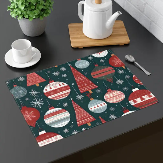 Christmas Decorations Placemat 1pc - 18’’ × 14’’ Home Decor